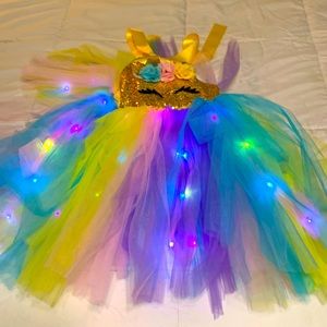 Light-up unicorn dress